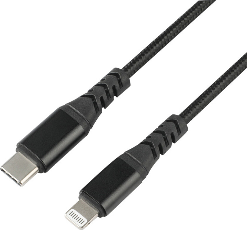 USB-C- – Lightning-kabel 3M, svart