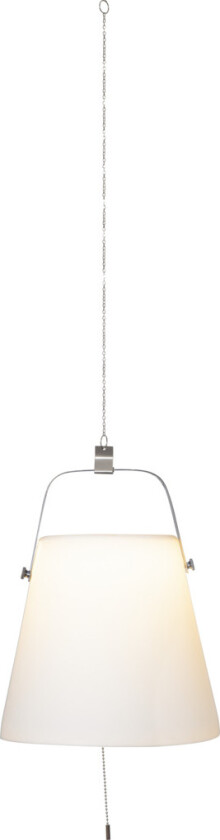 482-54 Solia Dekorativt lys med Krok, hvit