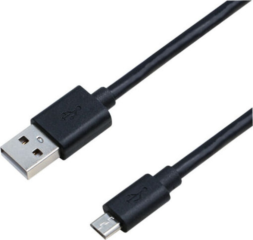 Bilde av USB-A 2.0 M - Micro M 2M kabel, svart