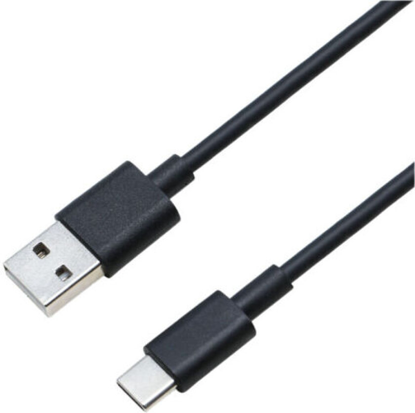 USB-A M - USB-C M 3M kabel, svart
