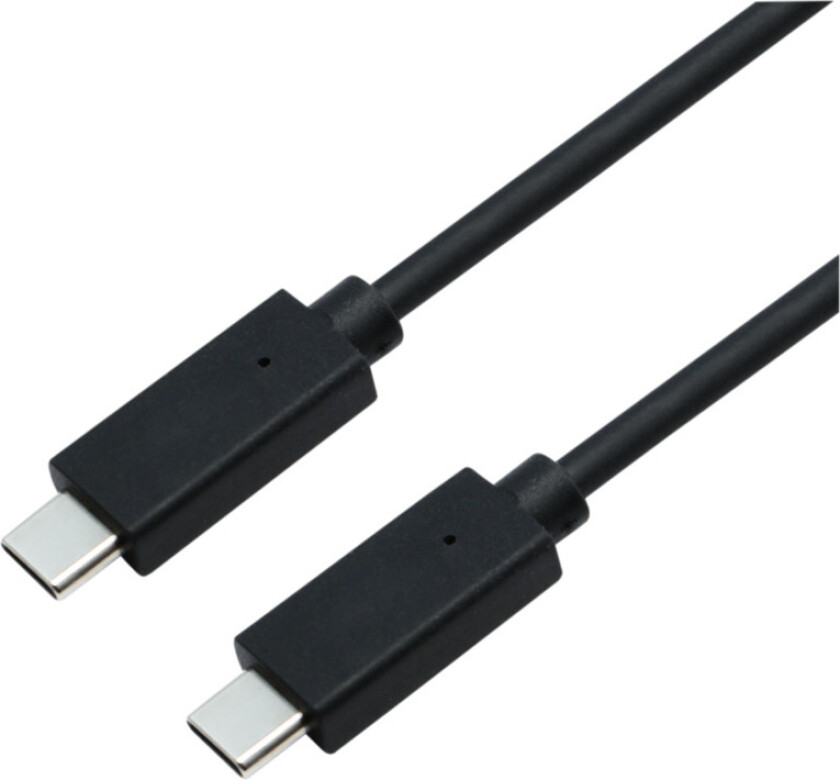 USB-C 2.0 M 1M kabel, svart