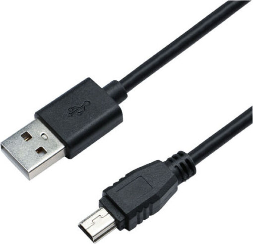 Bilde av USB 2.0 Am - Mini BM 2M kabel, svart