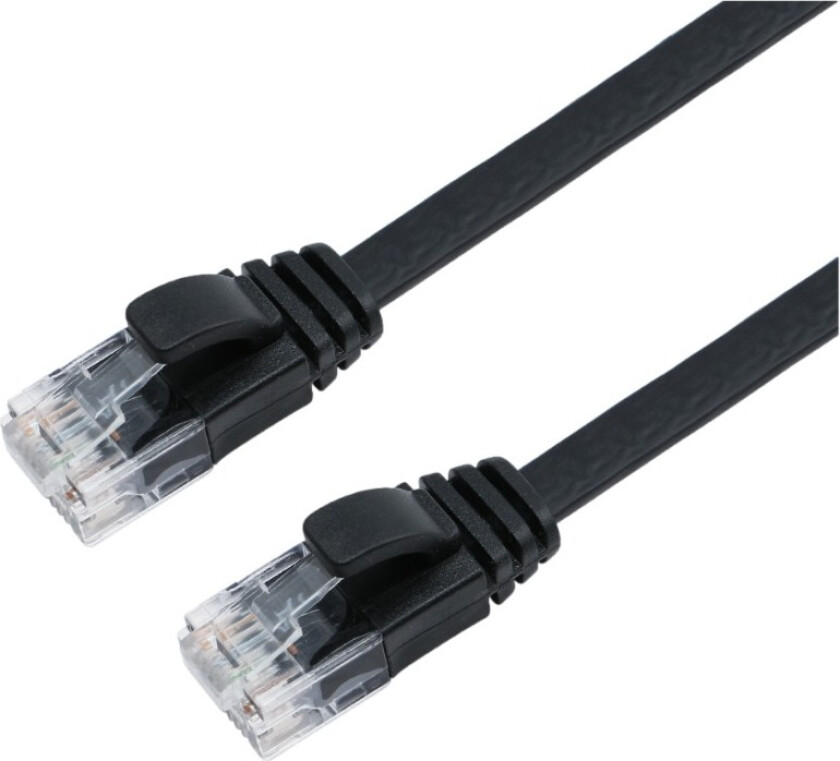 CAT6 Utp nettverkskabel 20M, svart