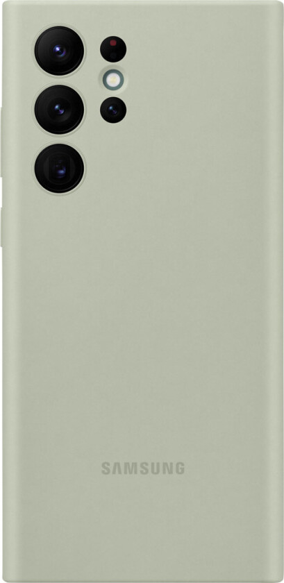 Galaxy S22 Ultra silikondeksel olivengrønn