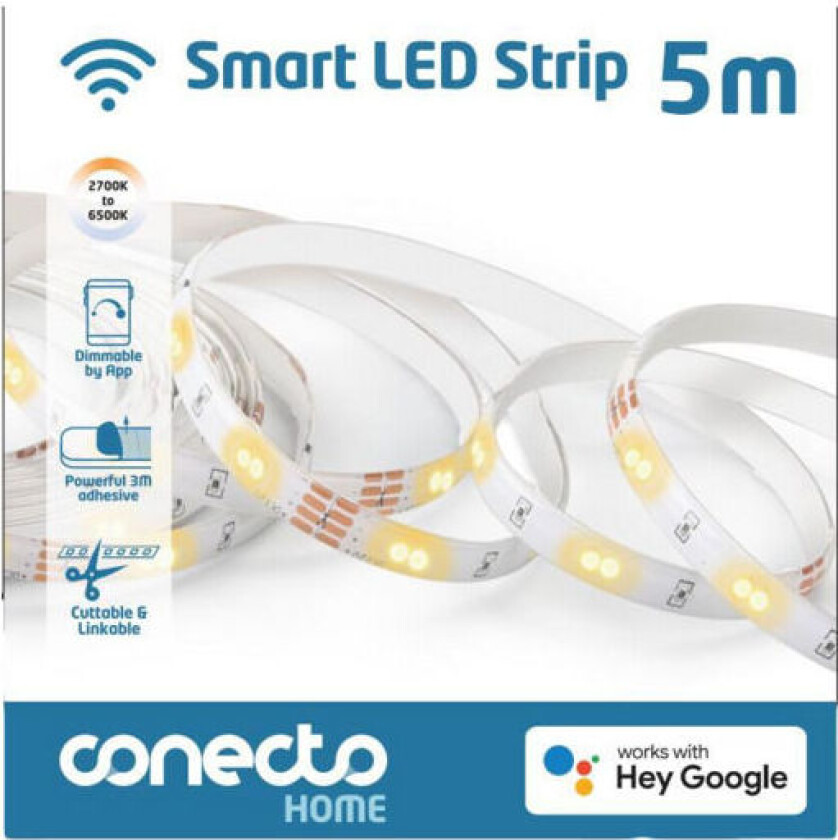 Smart LED-lightstrip 5M Cct WiFi