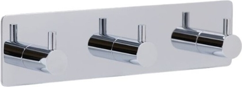 Base 220 Wall Hook Polished chrome, 3 hooks