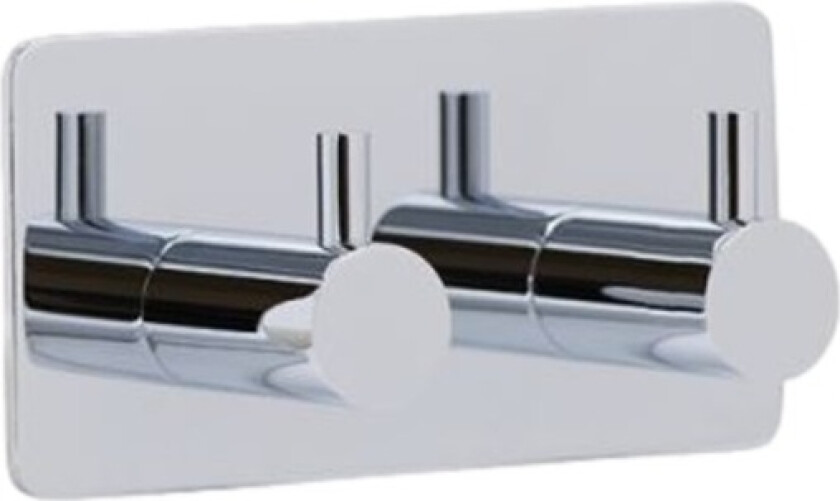 Base 220 Wall Hook Polished chrome, 2 hooks