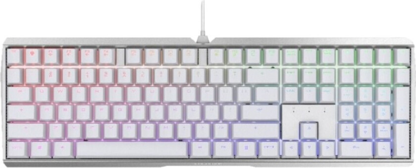 CHERRY MX3.0S mekanisk tastatur, hvit - CHERRY MX red