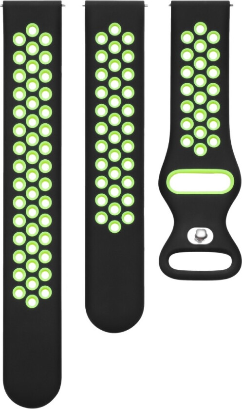 Sport Rem Universal 20 mm svart/grønn (n)