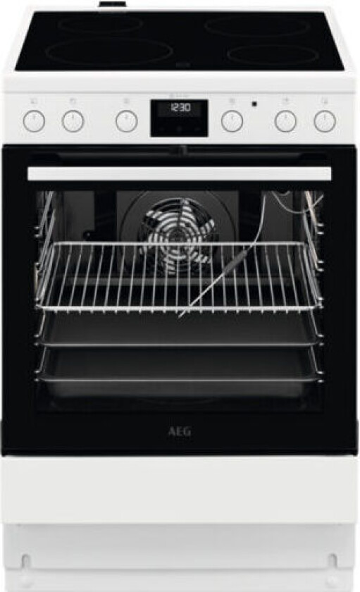 6000-serien CCS6662ABW keramisk komfyr