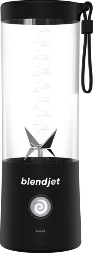 2 bærbar blender, svart