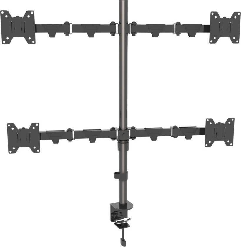 stativsett for 4 skjermer