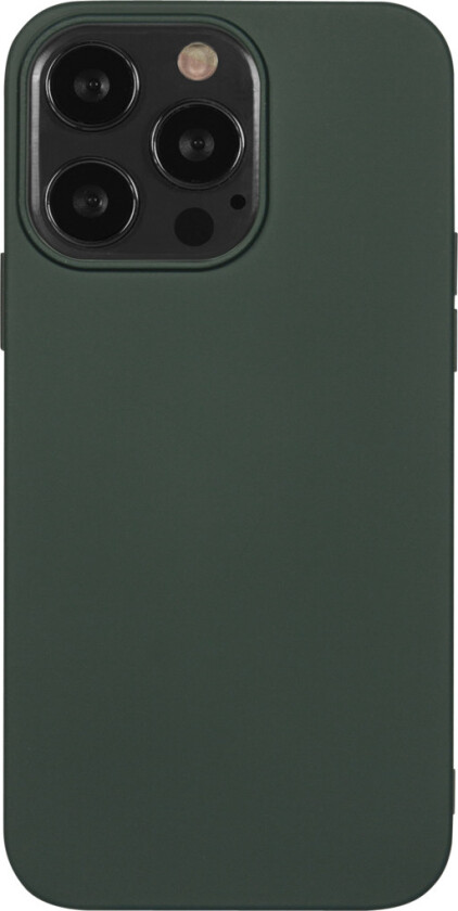 silikon deksel iPhone 13 Pro, mørk grønn