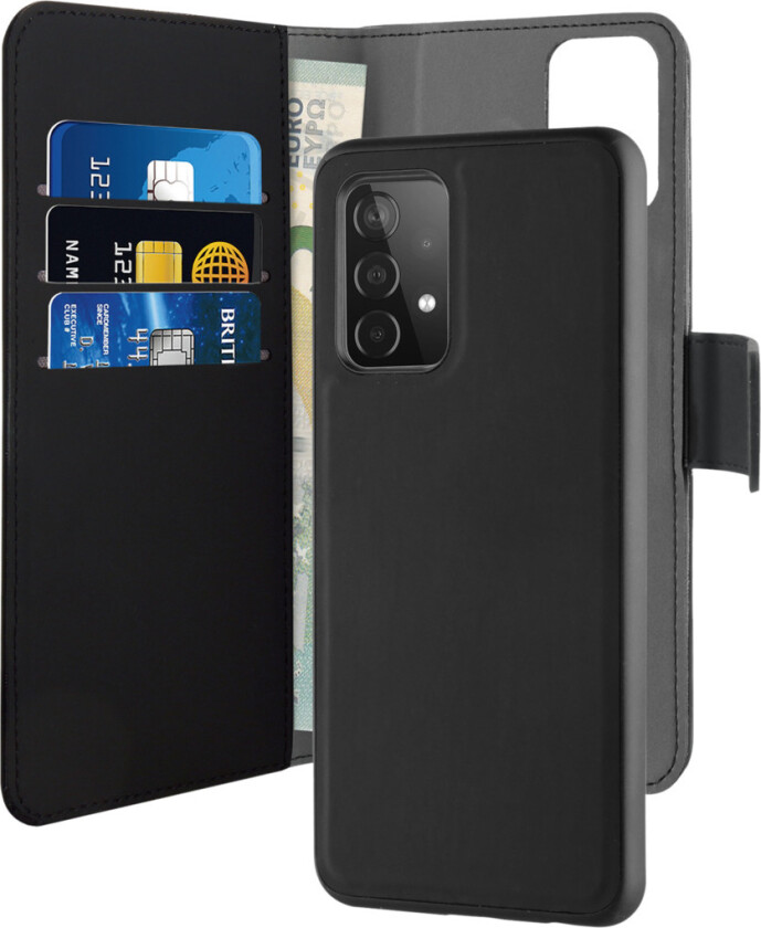 Galaxy A52 5G Wallet Detach lommebok, svart