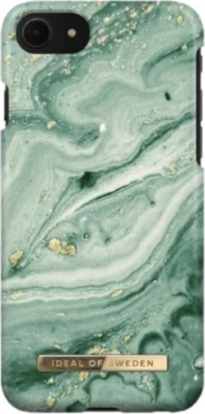 iPhone SE (2022)/SE (2020)/8/7/6 deksel, mint swirl