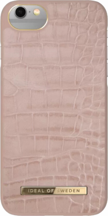 Atelier iPhone SE (2022)/SE (2020)/8/7/6 deksel Rose croco