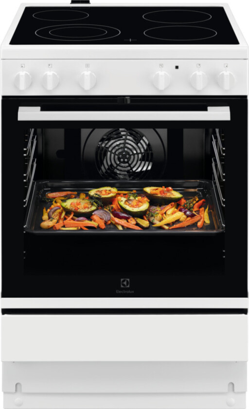 500-serien LKR64001SW keramisk komfyr