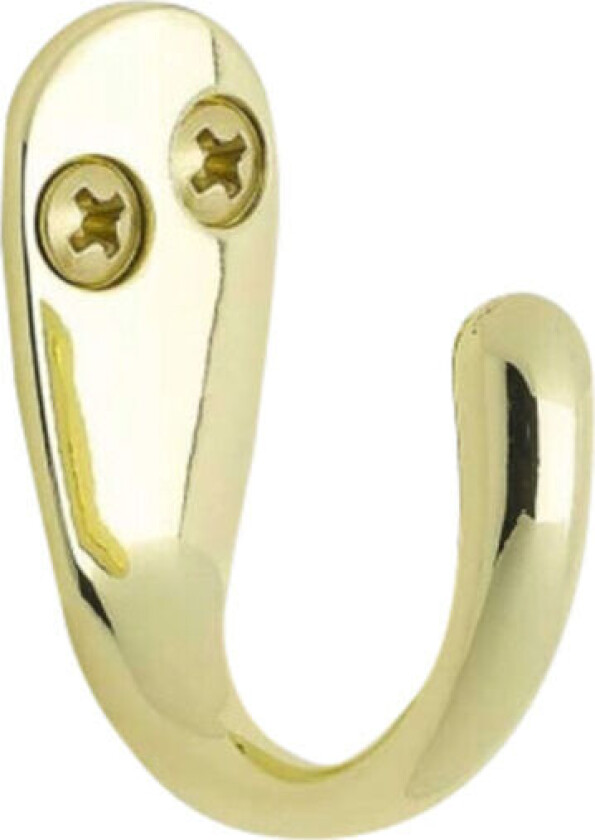 Knagg Viskan Polert, messing