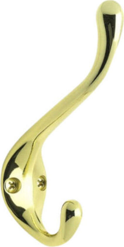 Knagg Lagan Polert, messing