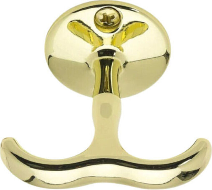 Knagg Siljan Polert, messing