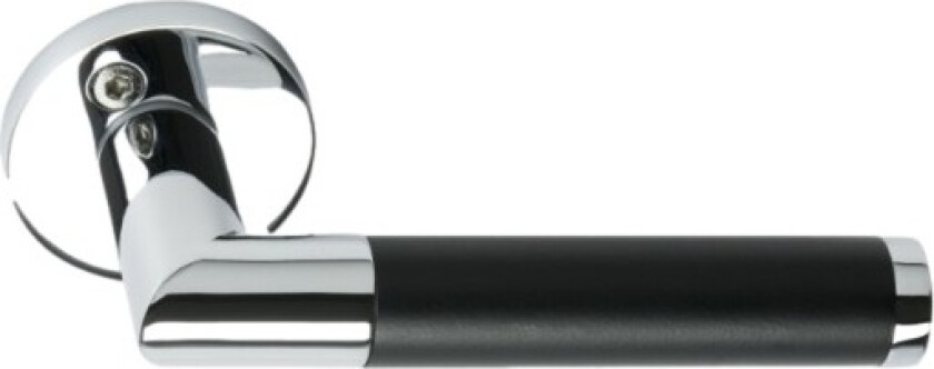 Dørhåndtak Koster, krom/svart