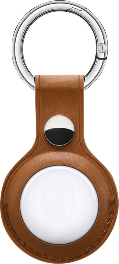 nøkkelring for AirTag/ X-Mark Two lær, brun