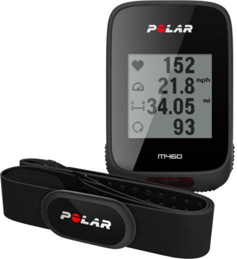 M460 GPS Sykkelcomputer +H10 pulssensor