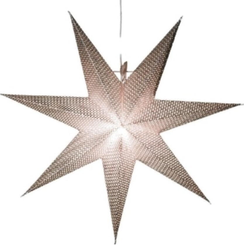 papirstjerne 60 cm, sølv