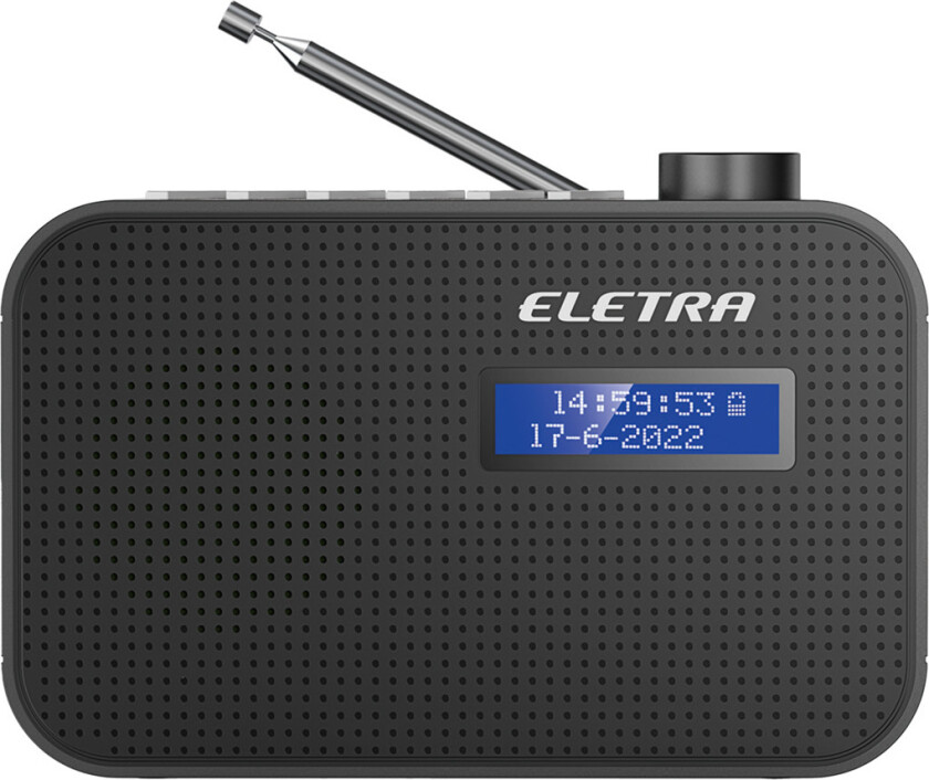 Tune 2 bærbar DAB+/FM radio, svart