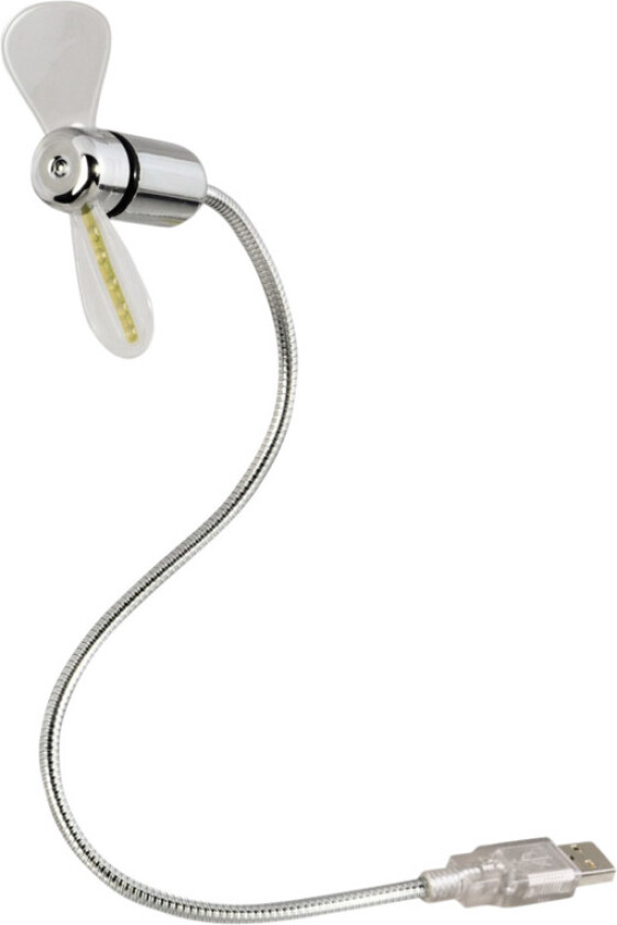 USB-Vifte med temperaturvisning