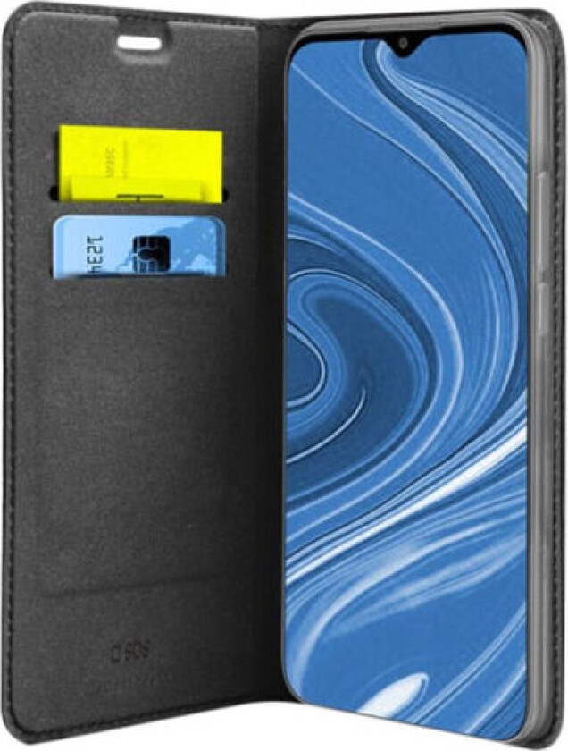Wallet Lite Case Xiaomi Redmi 9 deksel, svart