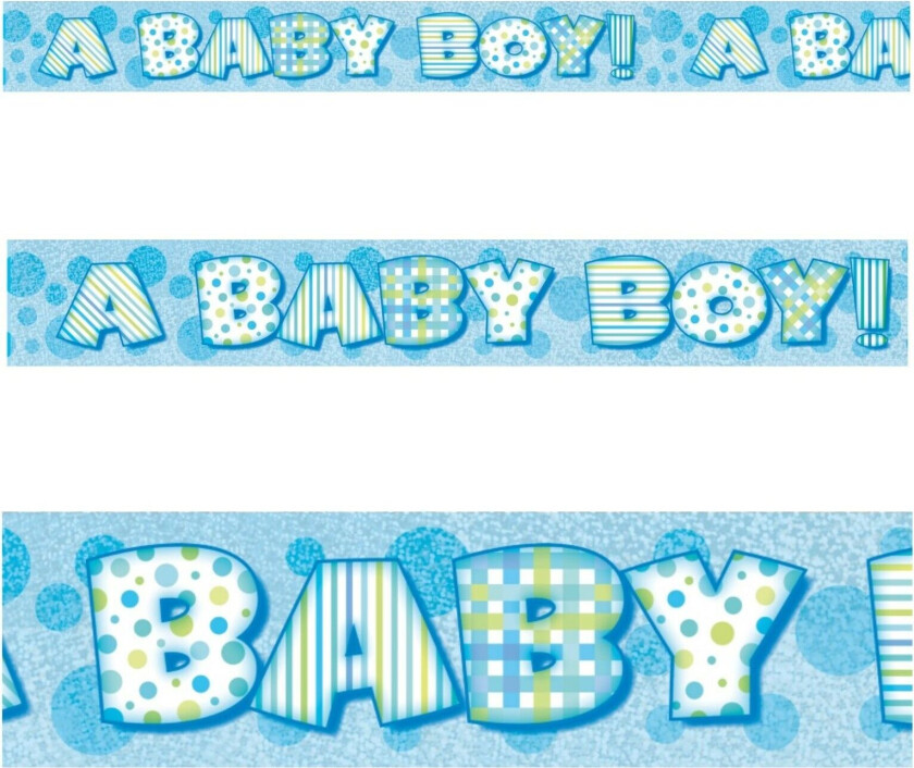 Foliebanner -A Baby Boy- 3,6m