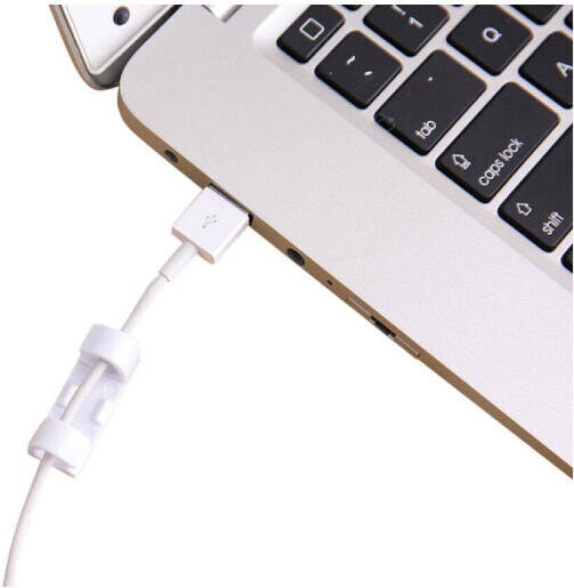 Selvklebende kabelklips 12 stk