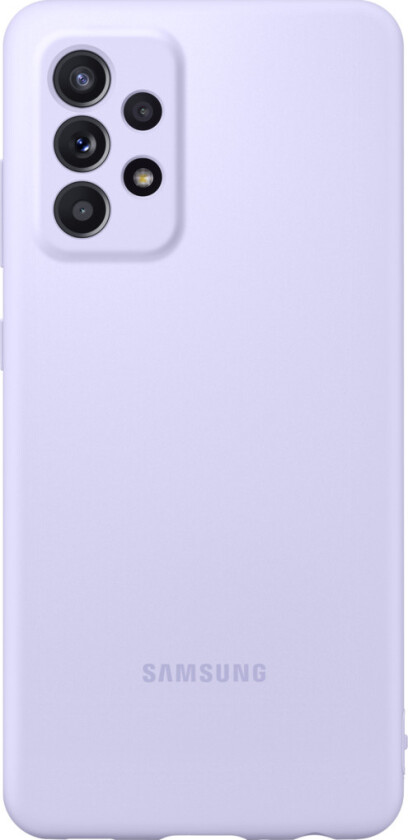 Galaxy A52/A52S 5G silikondeksel, violett