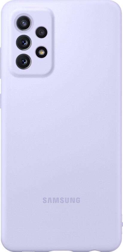 Galaxy A72 silikondeksel, violett