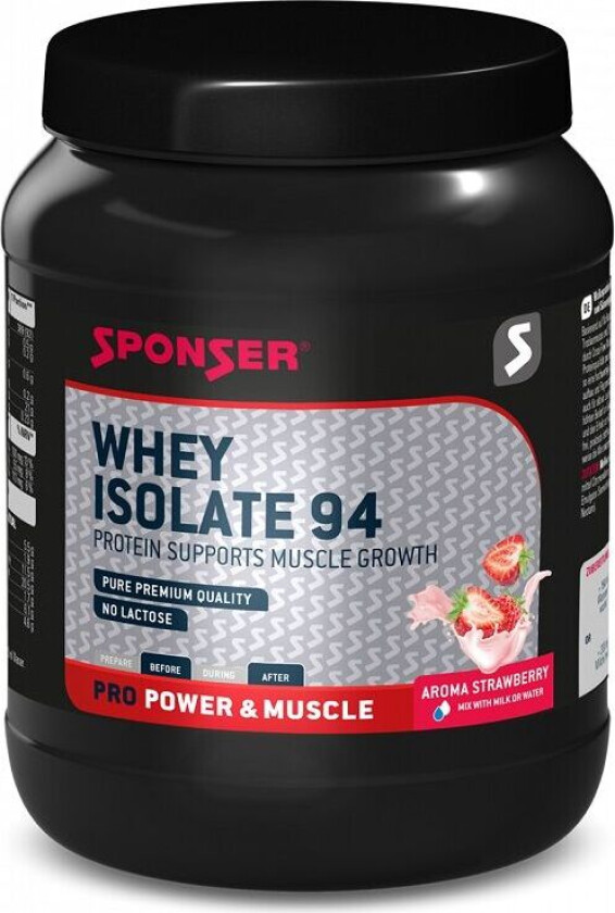 - Whey Isolate 94 Strawberry Proteinpulver