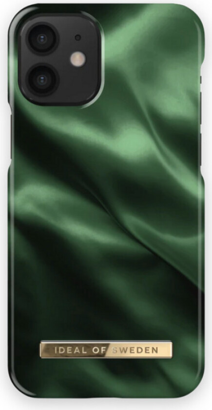 Case iPhone 12 Mini deksel Emerald satin