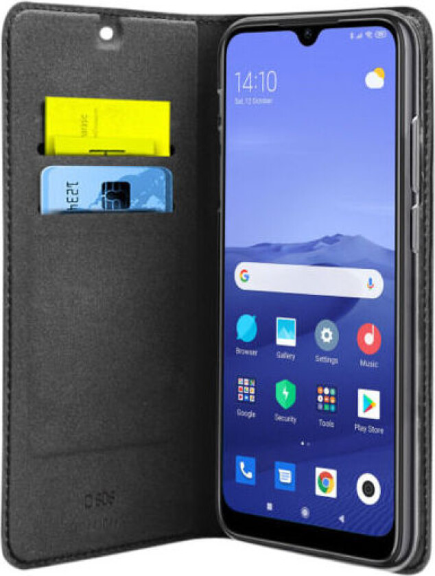 Wallet Lite Redmi Note 8T deksel, svart