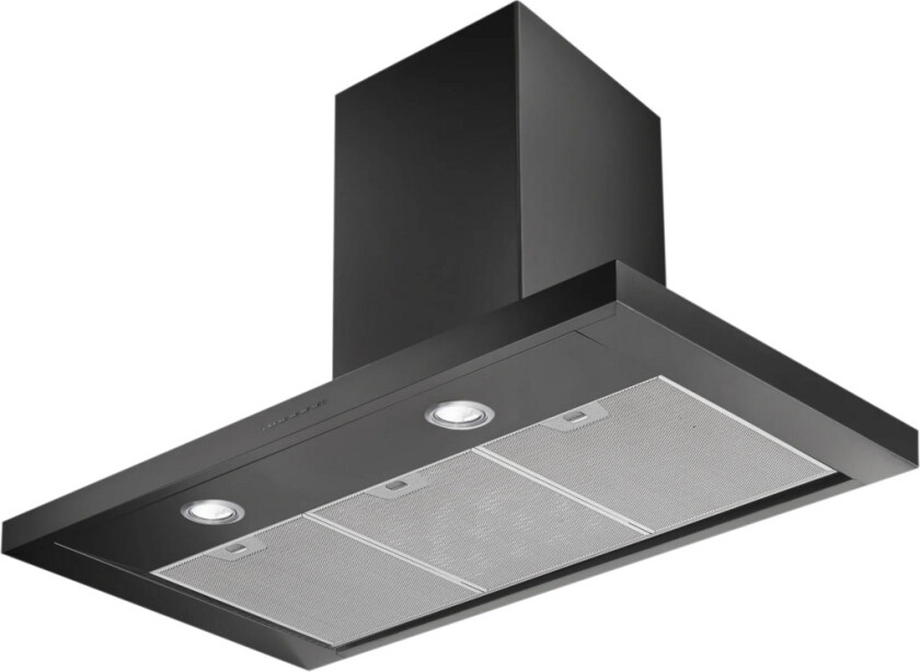 Lyra 80 kjøkkenventilator, svart