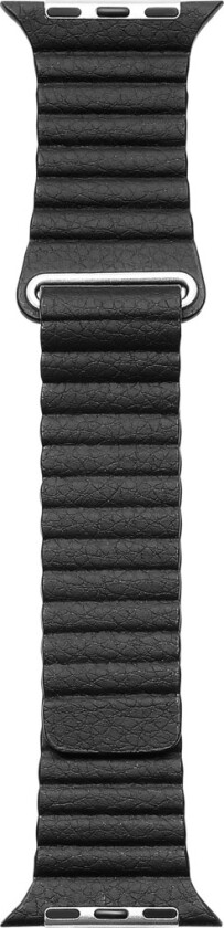 lærrem Apple Watchappleur 38/40/41 mm, svart