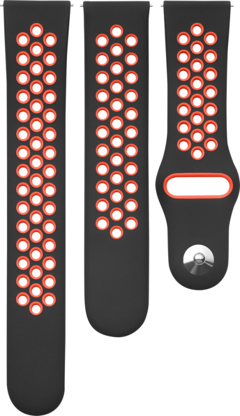 Sport Rem Universal 22 mm svart/rød