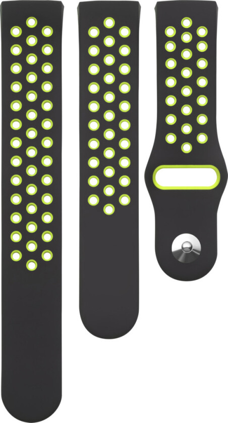 Sport-Rem Fitbit Charge 3/4 svart/grønn