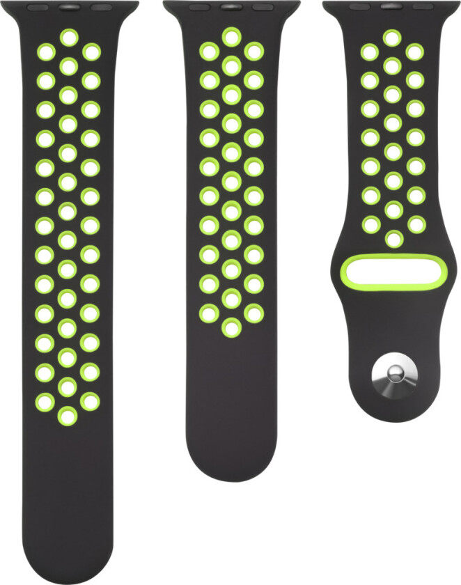 Sport-Rem Apple Watch 38/40/41 mm svart/grønn