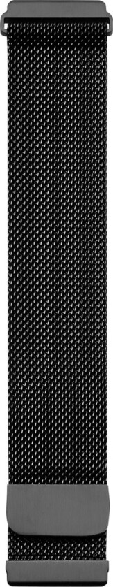 steel Mesh Rem Fitbit Versa 1/2/Lite, svart