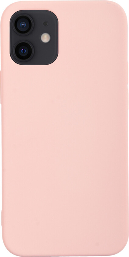 silikon deksel iPhone 12 Mini, rosa