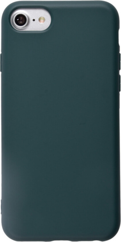 silikon deksel iPhone SE (2022)/SE (2020)/8/7/6, mørk grønn