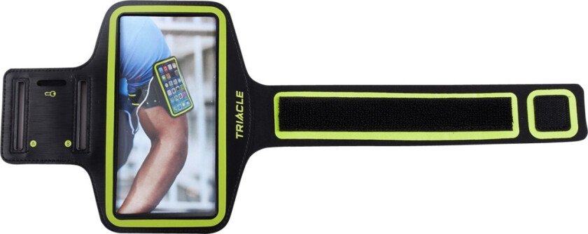 Bilde av Sportsarmbånd Universal svart/gul