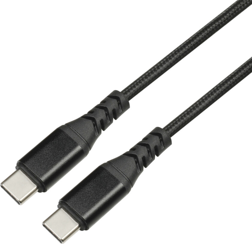USBC - USBC kabel 2 M, svart