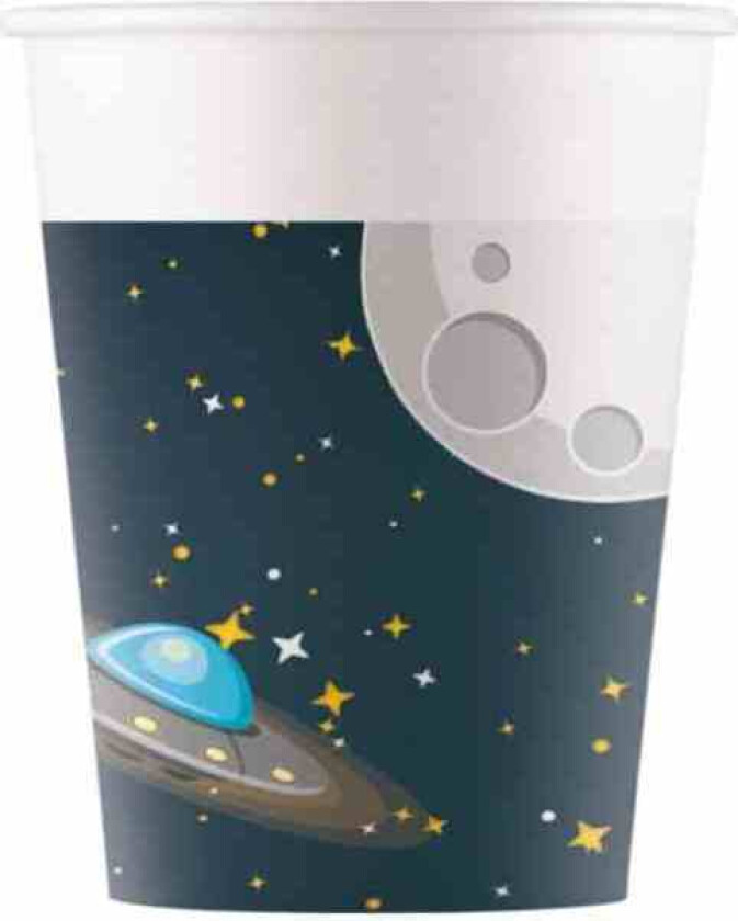 Pappkopper verdensrommet - Rocket Space, pk/8