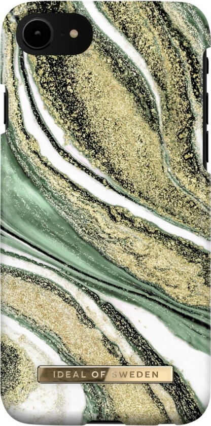 iPhone SE (2022)/SE (2020)/8/7/6 deksel Cosmic, green swir